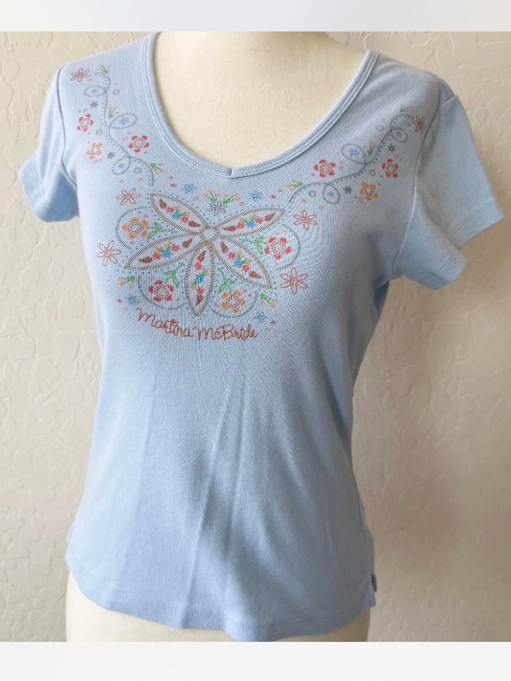Vintage Y2K Martina McBride baby tee